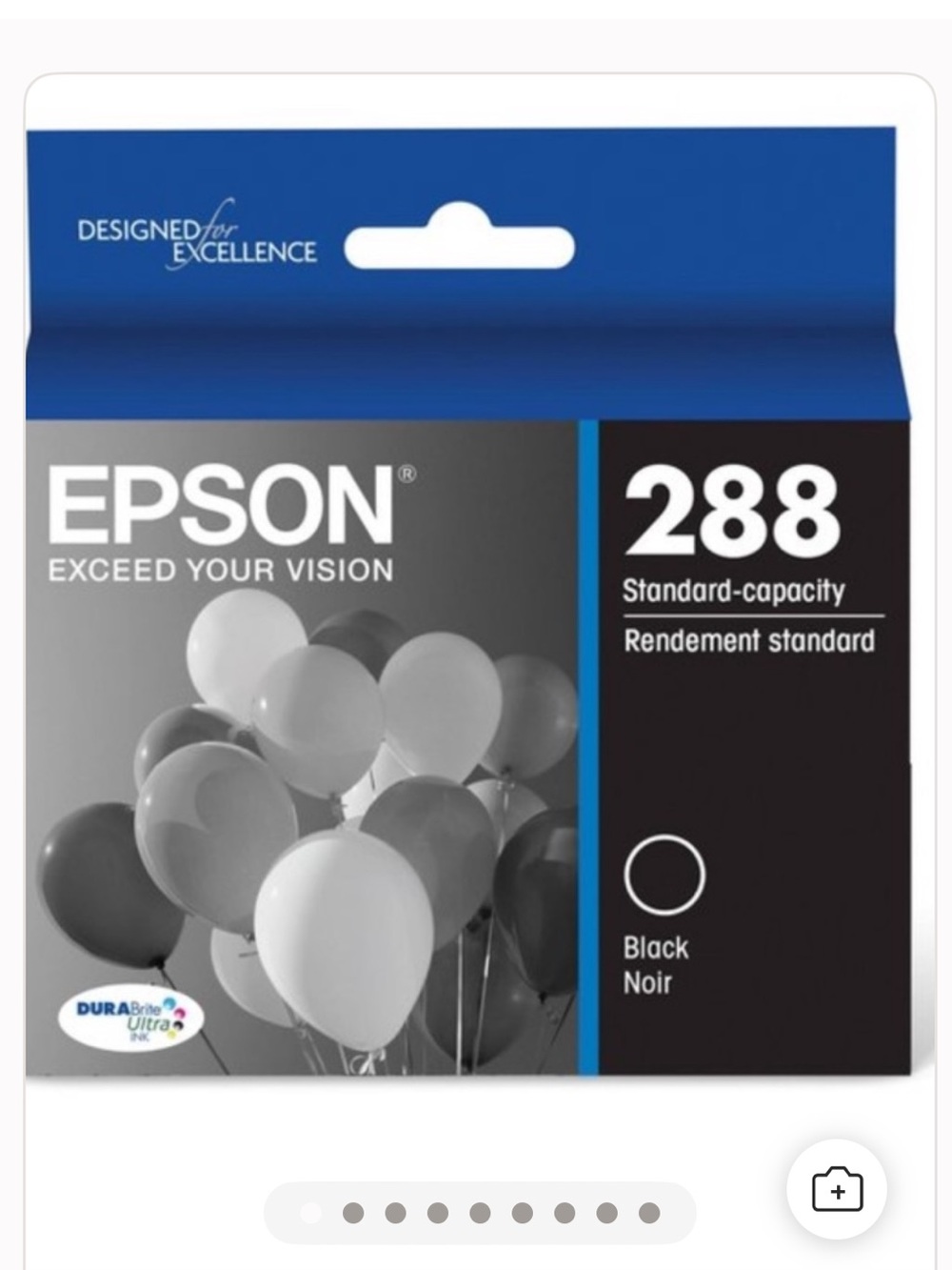 Epson Black Printer Ink - Black 288